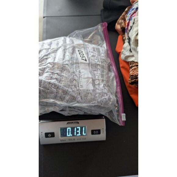 Susana Monaco Womens Gray Wool Blend Mock Neck Poncho Sweater One Size O/S Soft - Picture 9 of 9